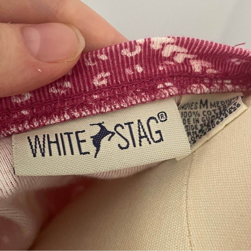 White Stag Vintage 1990s Coconut Girl Floral Top- Pink- Size Medium - Picture 4 of 4